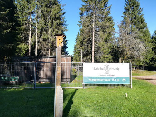 Bahnhof Rennsteig - Thüringer Wald - Okt. 2021